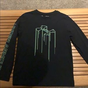Boys Under Armour Long Sleeve Graphic Tee